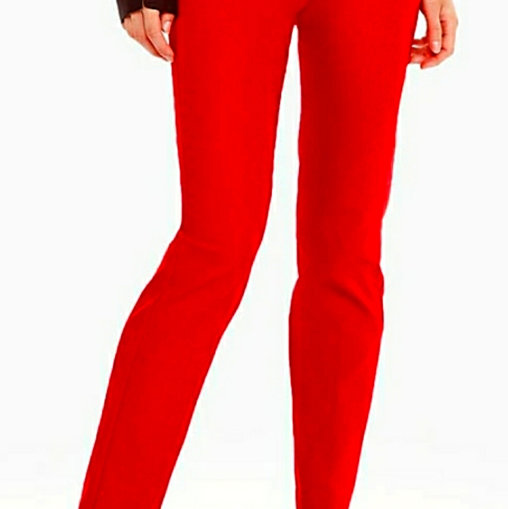 Express Cherry Red Columnist Pant